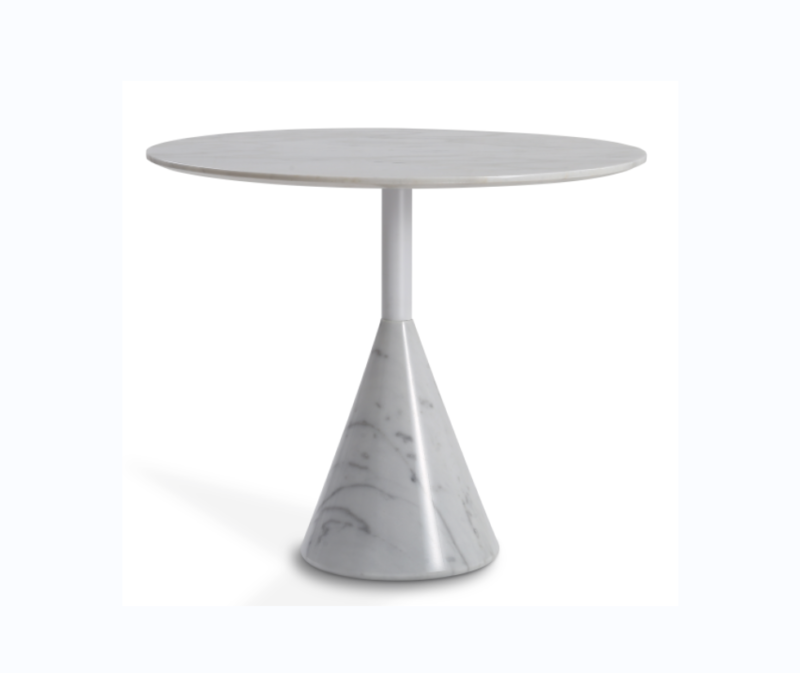 Carbon Steel Marble Side Table