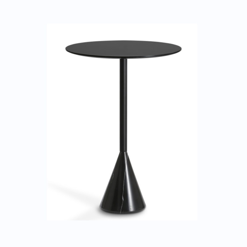 Carbon Steel Marble Side Table