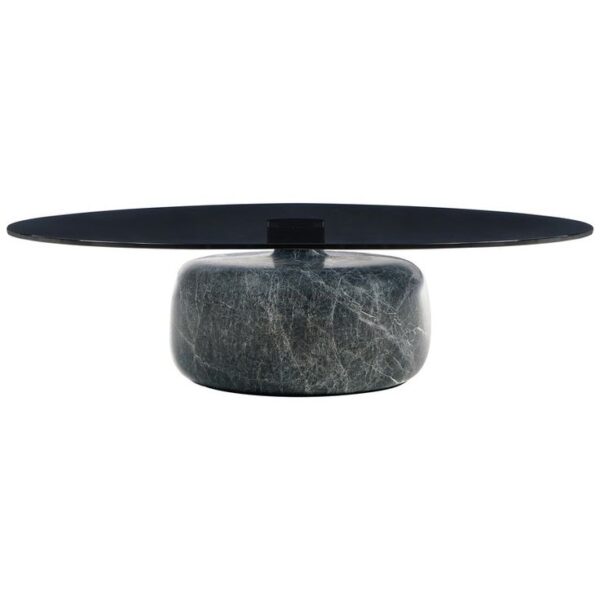 Tempered Glass Marble Coffee Table