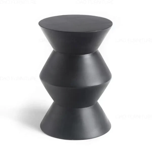 Magnesium Oxide Black Side Table 2024-3