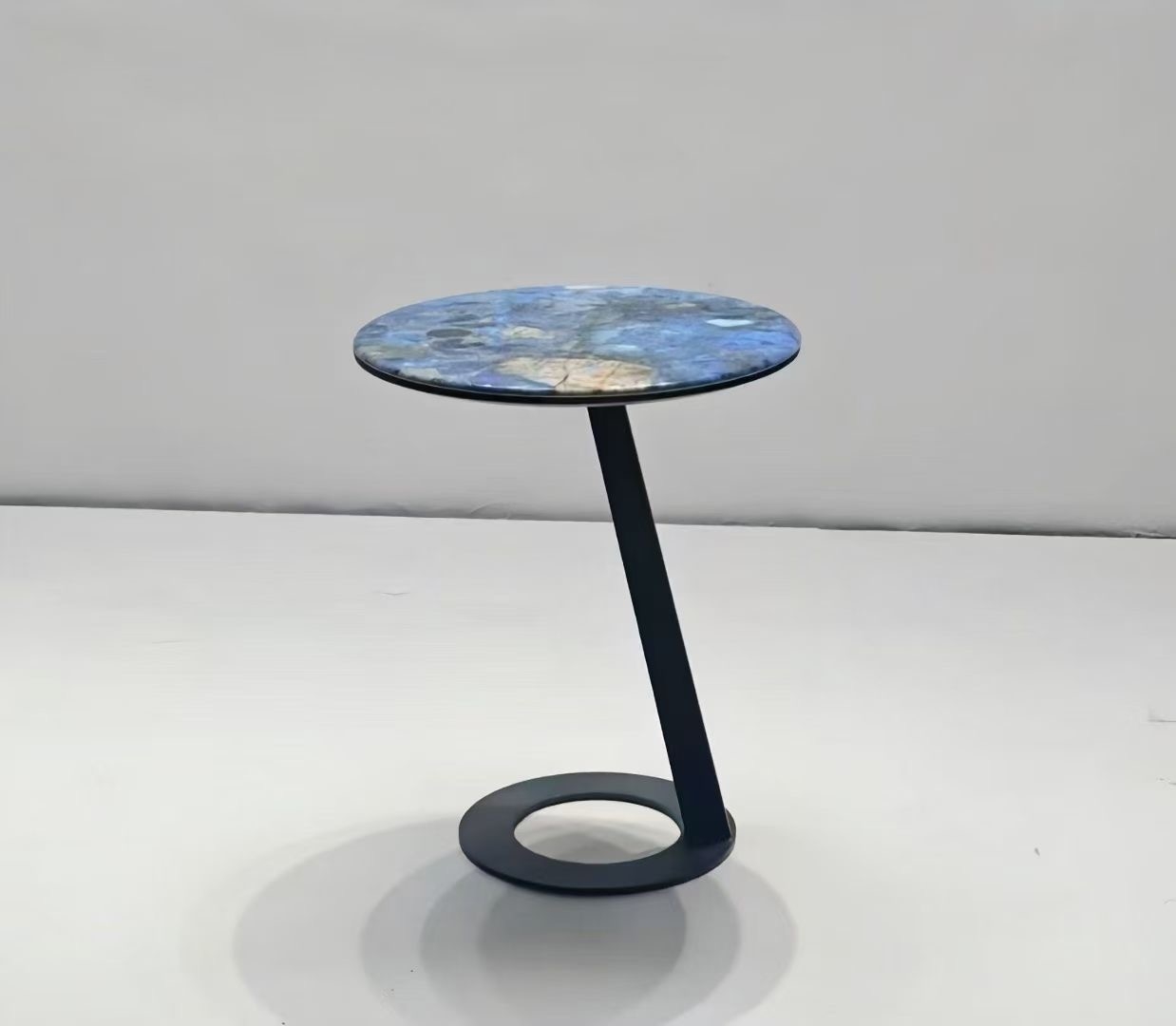 Concise Circular Design Tea Table