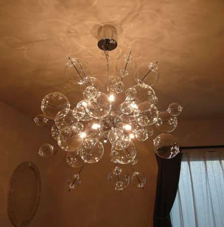 Hardware Glass Bubble Ceiling Lamp