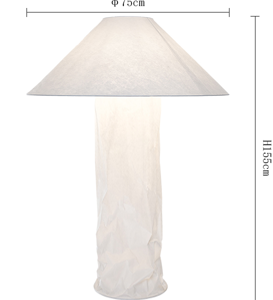 Creative Lampampe DuPont Paper Iron Floor Lamp