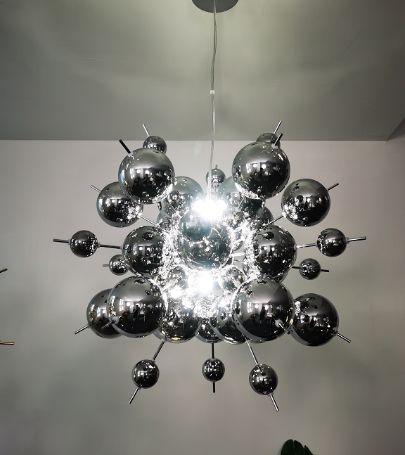 Hardware Glass Bubble Ceiling Lamp